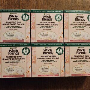 GARNIER Whole Blends Shampoo Bar Oat Delicacy Lot of 6 BNIP